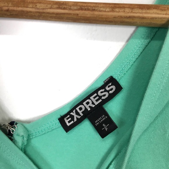 Express dress bundle black white green sundress stretchy size small - Picture 9 of 9